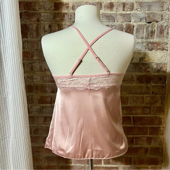 Pink Floral Lace Women's Tank -Size S -TP40 - Picture 5 of 8